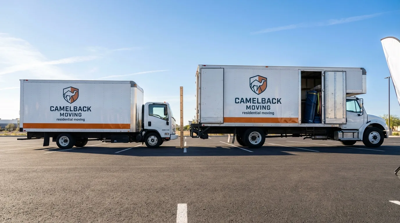Moving truck size capacity guide in Winfield